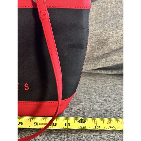 Sandol Ohio State University OSU Buckeyes Purse Red Black Double Handles Zip - Picture 8 of 10